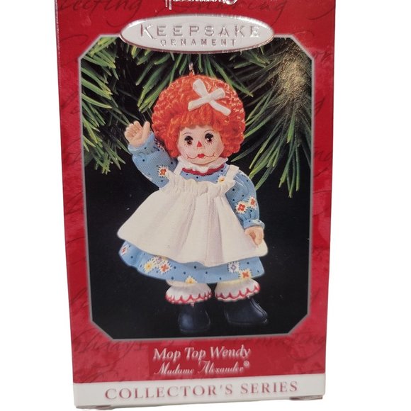 Hallmark Mop Top Wendy raggedy Ann Madam Alexander Christmas ornament collectabl - Picture 5 of 5